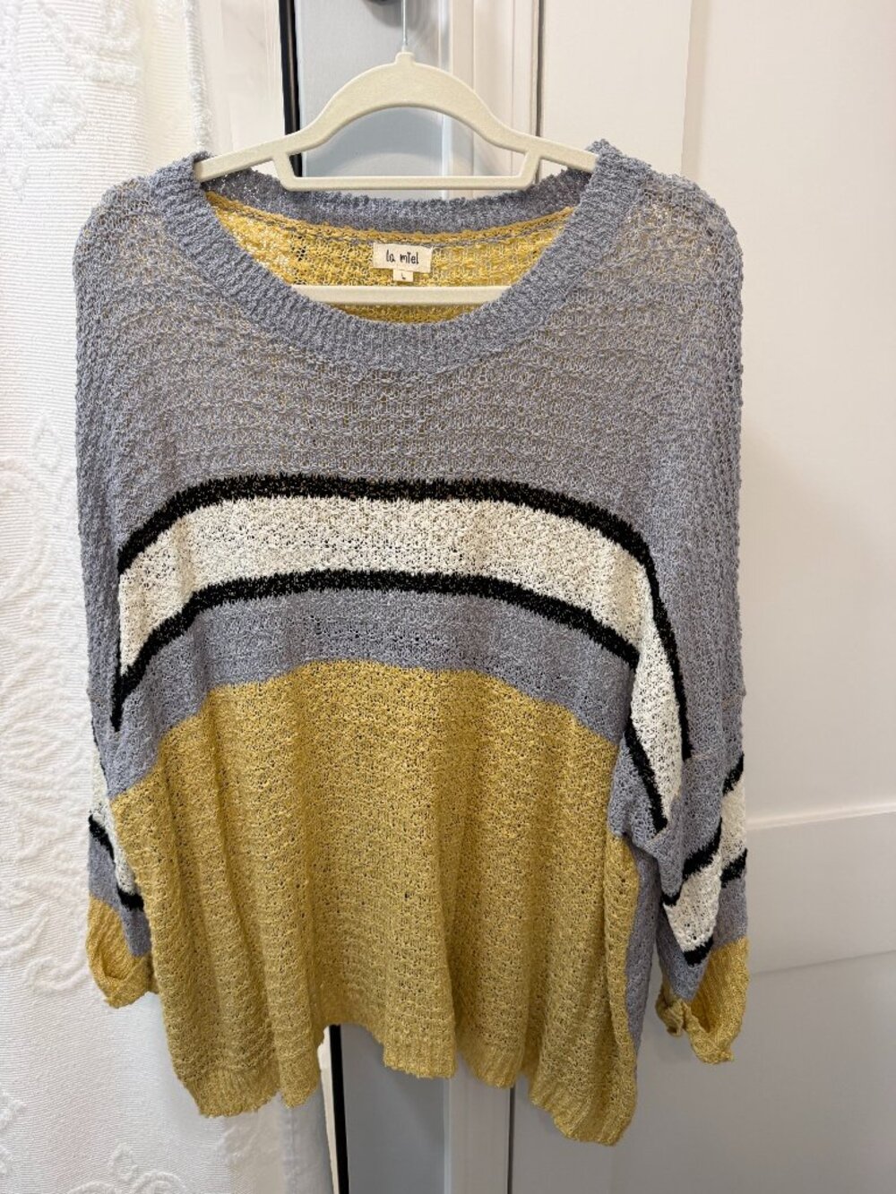 Lightweight striped sweater